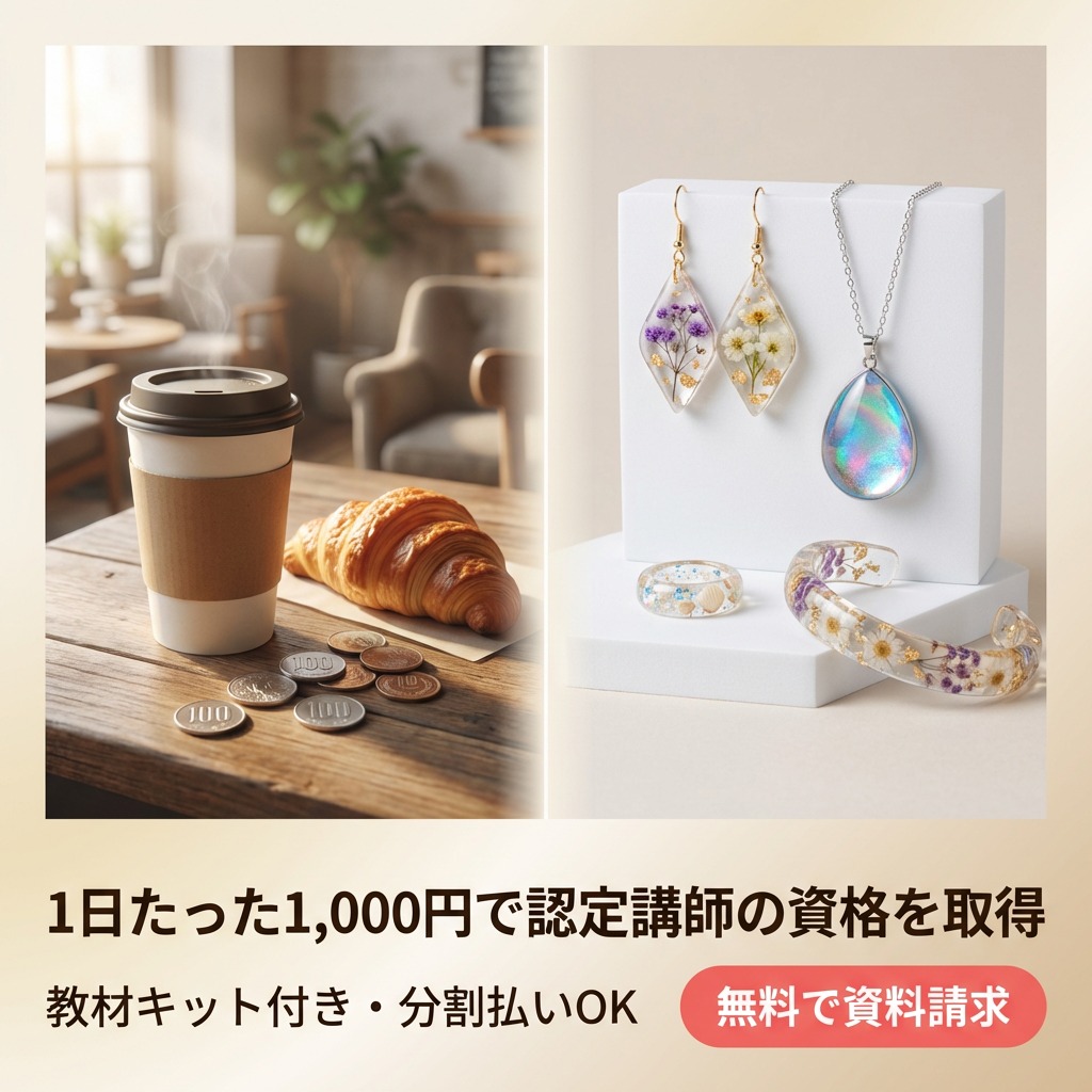 1日たった1,000円で認定講師